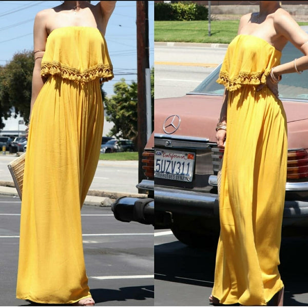 Mustard Maxi Dress